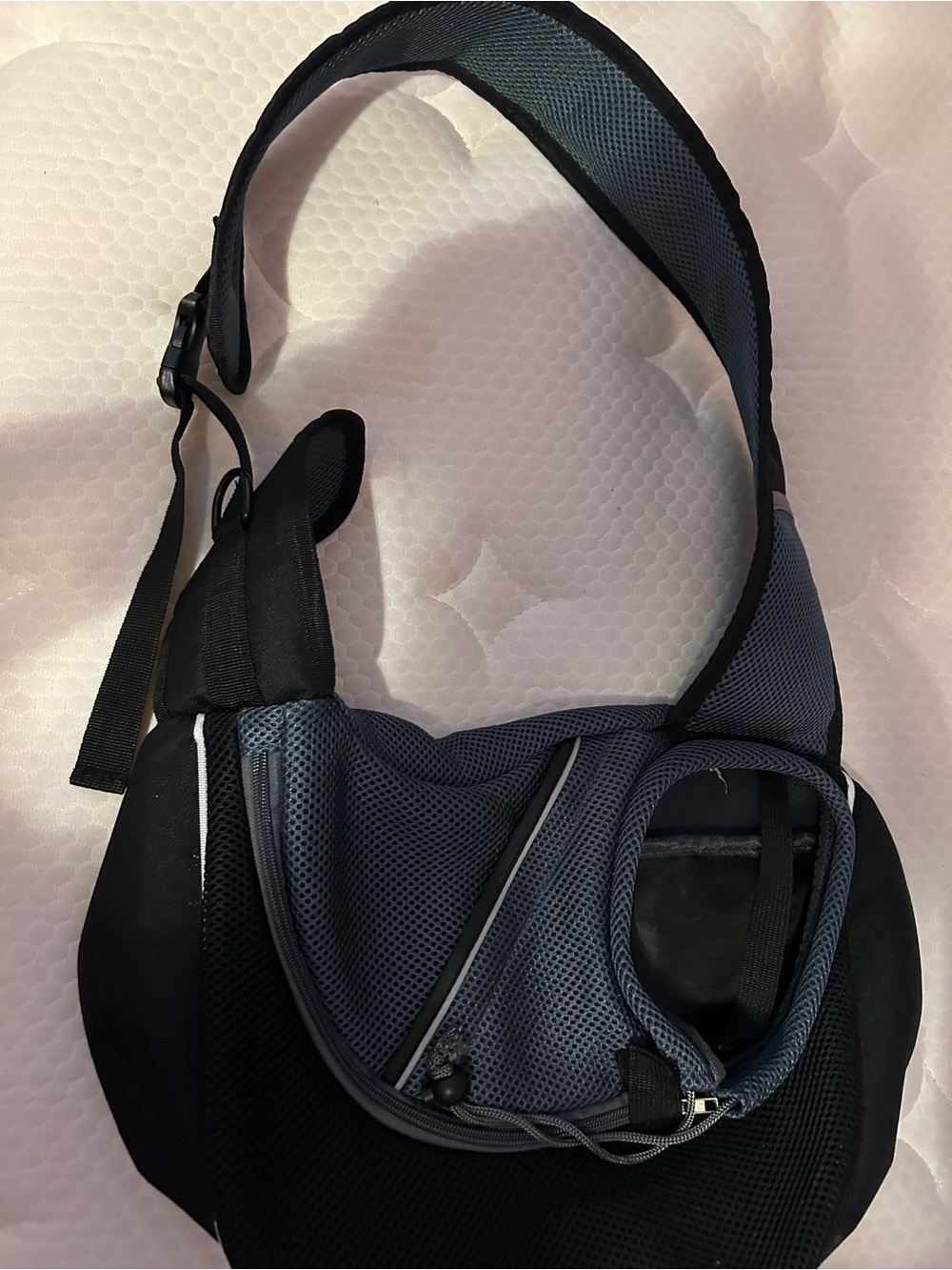 & Other Stories Black and Gray Pet Sling Carrier excellent condition